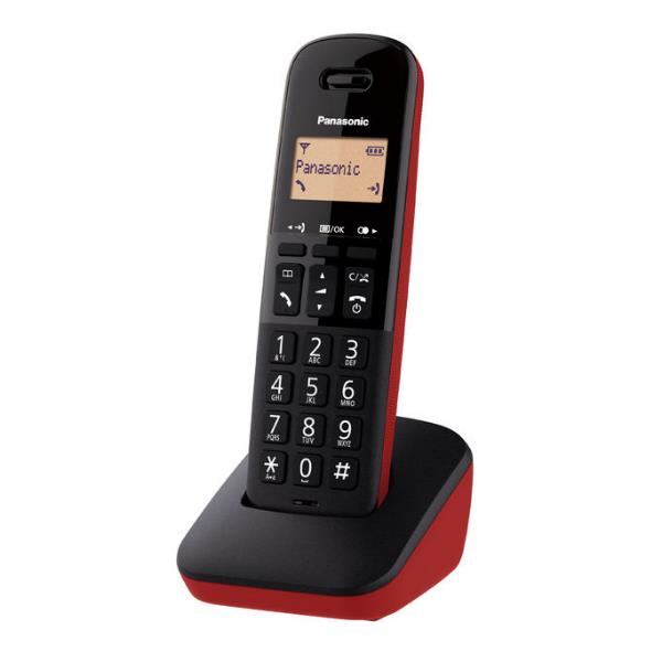 CORDLESS  Panasonic KX-TGB610JTR - Nero/Rosso